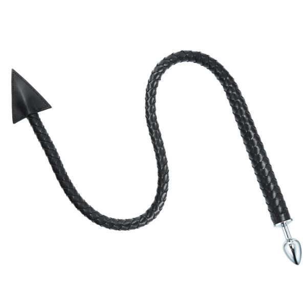 Silicone_Metal Demon Tail Anal Plug